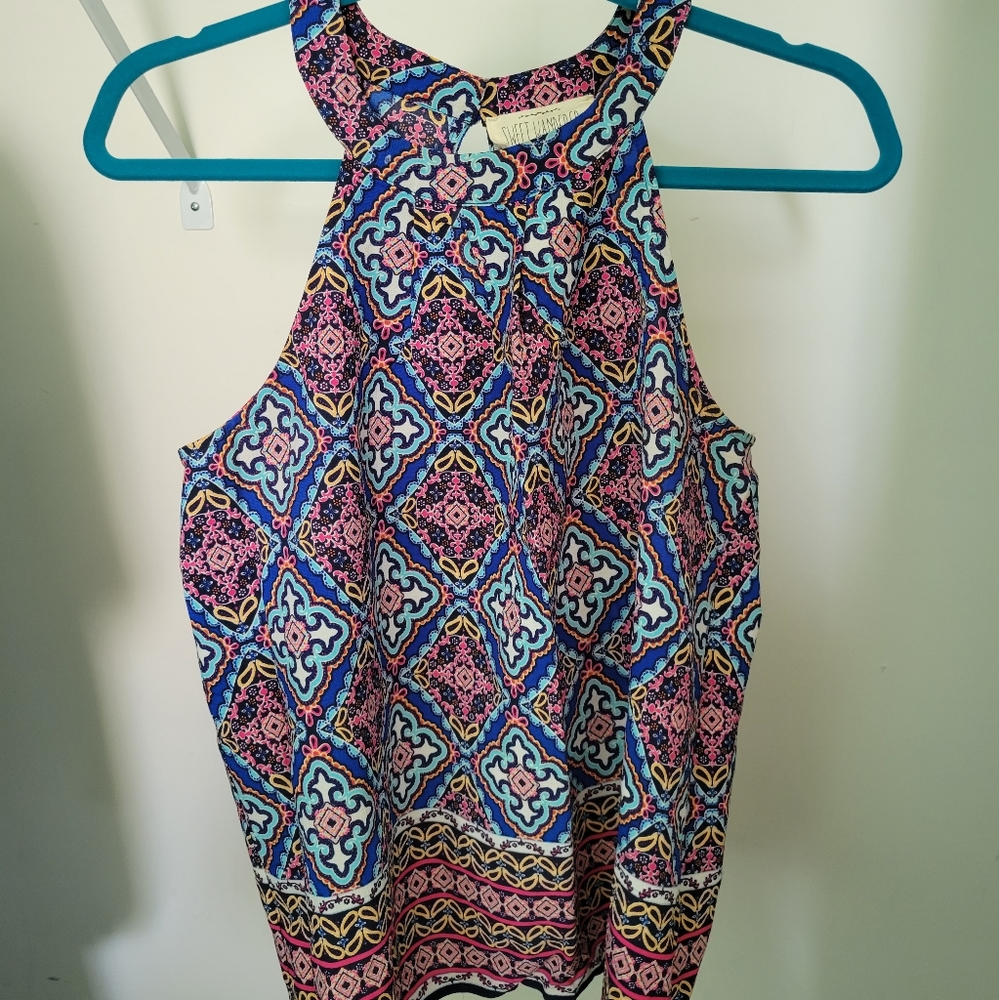 Boho pattern tank top, Medium, - Picture 1 of 4
